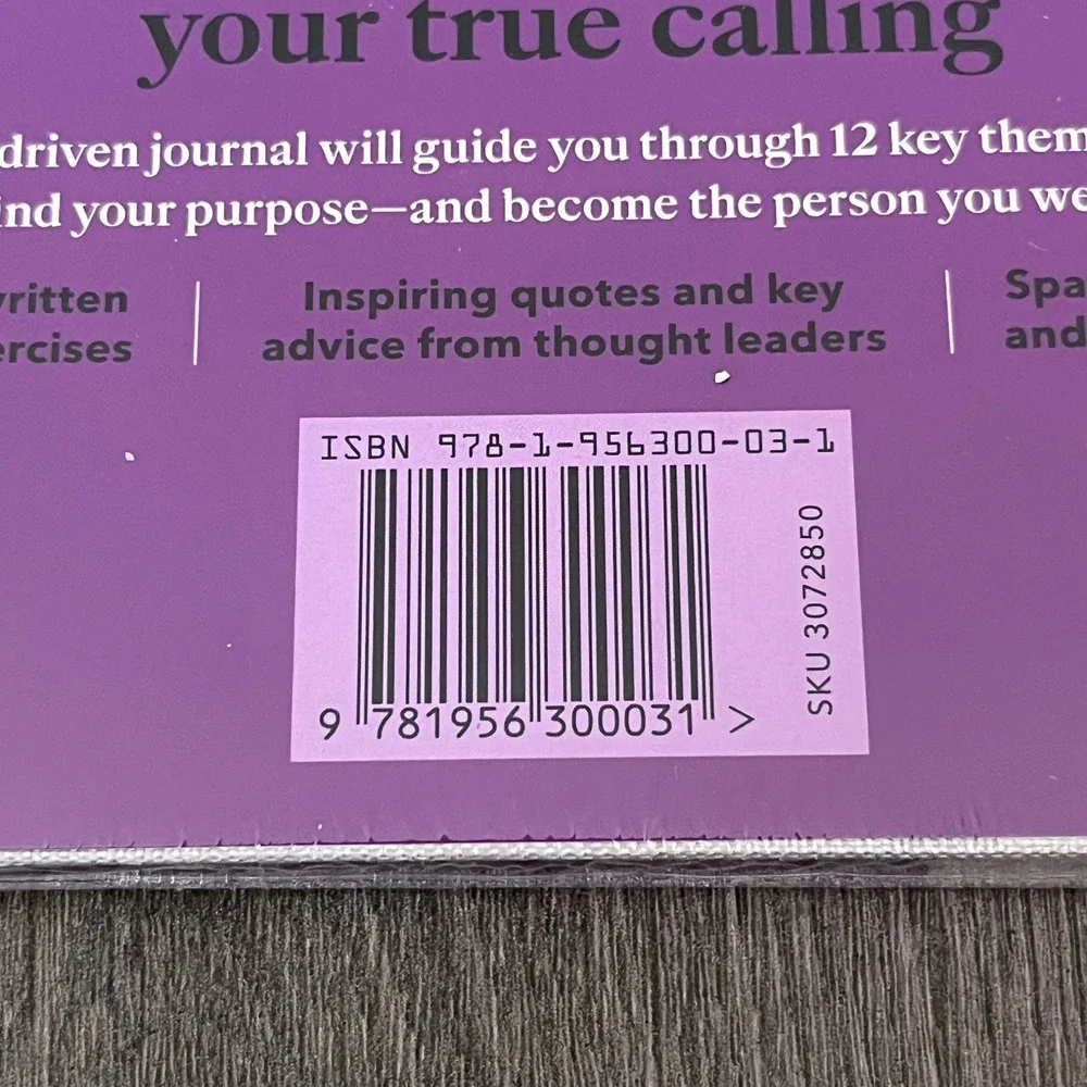 Oprah Daily The Life You Want Finding Your Purpose Journal Purple White New